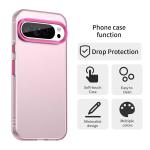 Luxury Candy Color Matte Translucent Phone Case For Google Pixel 8 9 Pro XL 9A 8A Silicone Bumper Shockproof Armor Frosted Cover