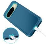 I-HONVA for Google Pixel 10 Case/Pixel 10 Pro Case Shockproof Dust/Drop Proof 3-Layer Full Body Protection [Without Screen Protector] Rugged Heavy Duty Cover for Pixel 10/10 Pro,Turquoise