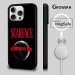 Tony M-Montana of S-Scarface For  Magnetic Wireless Charging Case For iPhone 11,12,13,14,15,16,17,Pro,Max,Plus Shockproof Cover