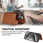 Wallet RFID Blocking Layer Protect Anti-Theft Magnetic Leather Case For iPhone 16e 16 Pro Max 15 Plus 14 13 12 11 SE2 XS XR 8 7