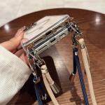 Crossbody Lanyard Necklace Transparent Magnetic For Magsafe Case for iPhone 17 15 11 12 13 14 16 Pro Max Plus Anti-lost Cover