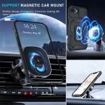 Case For iPhone 17 16e 16 15 14 13 12 11 Pro Max Plus Camera Lens Cover Phone Case with Ring Stand Armor rotate Shockproof Cover