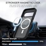 BENTOBEN for Google Pixel 9 Case [Magsafe Compatible] Translucent Matte Slim Shockproof Protective Phone Case for Google Pixel 9 6.3" 2024, Black