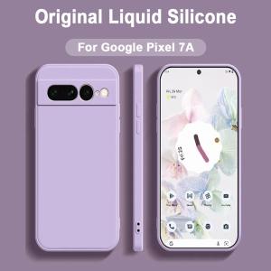 For Google Pixel 8A Case Pixel 10 Pro 7A 9 Cover Liquid Silicone TPU Soft Solid Color For Google Pixel 8 Shockproof Back Cases