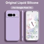For Google Pixel 8A Case Pixel 10 Pro 7A 9 Cover Liquid Silicone TPU Soft Solid Color For Google Pixel 8 Shockproof Back Cases