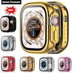 49mm Cover for Apple Watch Ultra 49mm 45mm 41mm 42/38mm 44mm 40mm TPU bumper Screen Protector iWatch series 8 7 6 5 4 3 SE case