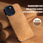 Advanced Business Suede Anti-slip Case For iPhone 17 Air 16 15 14 13 12 11 17 Pro Max Plus Lens Full Protection Shockproof Cover