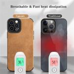 Advanced Business Suede Anti-slip Case For iPhone 17 Air 16 15 14 13 12 11 17 Pro Max Plus Lens Full Protection Shockproof Cover
