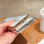 Luxury Glitter Rhinestone Magnetic Case for Samsung Galaxy S25 Ultra S24 S23 Bling Diamond Transparent Plating Cover for A16 A55