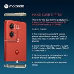 Motorola Moto G Stylus 5G (2024) Textured Protective Case- Black - Precision fit Shock Absorbing Cases for Enhanced Phone Grip, Style, Drop Protection for Your Moto G Stylus 5G 2024