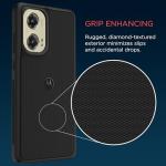 Motorola Moto G Stylus 5G (2024) Textured Protective Case- Black - Precision fit Shock Absorbing Cases for Enhanced Phone Grip, Style, Drop Protection for Your Moto G Stylus 5G 2024