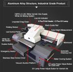 Industrial Desktop 3D Embossing iphone case A2 Uv Direct Printer Witb Rotary