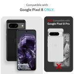 TUDIA MergeGrip [Military Grade] Google Pixel 8 Case (2023) - [Drop Tested] Dual Layer Shockproof Slim Rugged Tough Heavy Duty Protective Phone Cases Cover - Green Lily