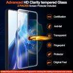 MOZOTER for Samsung Galaxy S25 Ultra Case with Magnetic,[Compatible with MagSafe][12Ft Military Dropproof][2*Screen Protector] Translucent Anti-Slip Back Slim Shockproof Case for S25 Ultra-Black