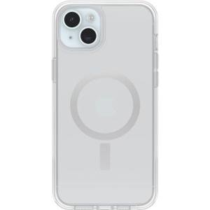 OtterBox iPhone 15 Plus and iPhone 14 Plus Symmetry Series Clear Case - (Clear), Snaps to MagSafe, Ultra-Sleek, Raised Edges Protect Camera & Screen