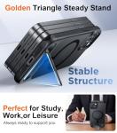 Temdan Compatible with iPhone 14 Case/iPhone 13 Case Magnetic,[Built-in Invisible Kickstand][Compatible with MagSafe][Military Grade Shockproof] Slim Translucent Matte Phone Case for iPhone 14/13 6.1"