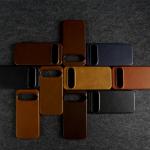 ZWW Oil Wax Genuine Leather Case For Google Pixel 9Pro XL Cases Cover 6A 6Pro 7Pro 8A 8Pro Vintage Retro Capa Back Coque Carcasa