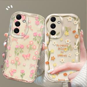 Cartoon Colorful Flowers Case for Samsung Galaxy A06 A55 A35 A25 A15 A05 A05S A54 A34 A24 A14 A73 A53 A33 A23 A13 A52 A32 A22