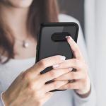 CBUS Heavy-Duty Phone Case with Built-in Screen Protector Cover for LG G8X ThinQ –– Full Body (Black)