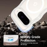 BENTOBEN Magnetic for Google Pixel 10 Case Cute, Curly Wavy Pixel10 Case [Compatible with MagSafe], Anti-Slip Shockproof Matte Slim Women Girls Boys Phone Cover for Google 10 6.3", Clear White