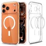 Spigen for iPhone 17 Pro Max Case, Ultra Hybrid MagFit [TPU Covered Camera Control] [Anti-Yellowing] [Compatible with Magsafe] - Clear