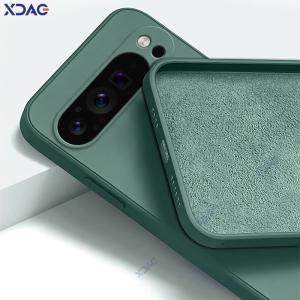 Luxury Candy Cellphones Case for Google Pixel 10 Pro XL 5G Lens Protection Pixel10 10ProXL Soft Cover Square Liquid Silicone Bag