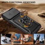 Case  for iPhone 17 16 15 14 13 12 11 Pro Max XS XR Plus SE 2025 Kickstand Slide Camera Protection Rugged  Drop Shockproof Cover