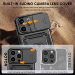 Case  for iPhone 17 16 15 14 13 12 11 Pro Max XS XR Plus SE 2025 Kickstand Slide Camera Protection Rugged  Drop Shockproof Cover