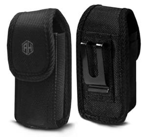 Military Grade Cell Phone Case,Rugged Pouch Holster Inhale Holder Clip Belt Flip Phone Case Fits Kyocera Cadence S2720, DuraXTP, DuraXV LTE, DuraXV Plus, DuraXE, Most Large FLIP Phones & Insulin Pumps