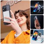 TOCOL for iPhone 16 Pro Max Case, Compatible with Magsafe, Full Camera Protection, Drop Protection, Magnetic Translucent Matte Back Bumper Phone Case for 16 Pro Max 6.9-Inch (Black)