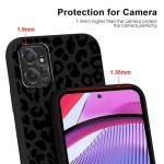 RUMDEY 2 Pack Cute Cheetah Print for Motorola Moto G Power 5G 2023 Phone Case 6.5", Luxury Leopard Pattern Design Cases Soft Silicone TPU Shockproof Protective Cover for Women Girls - Black & White