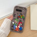 M-Marios Cartoon Cute Anime For Google Pixel 9 8A 8 7 7A Pro XL 5G Eye Ladder Phone Case Soft TPU Shockproof Cover