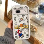 M-Marios Cartoon Cute Anime For Google Pixel 9 8A 8 7 7A Pro XL 5G Eye Ladder Phone Case Soft TPU Shockproof Cover