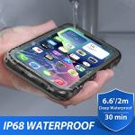 SPORTLINK for iPhone 13 Pro Max Waterproof Case - Shockproof Dustproof Phone Case with Screen Protector Full Body Protective Case for i Phone 13 Pro Max Cover 6.7'' Black