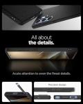 Spigen Liquid Air Designed for Galaxy S25 Ultra Case (2025) [No Magnet Ring], [Military-Grade Protection] - Matte Black