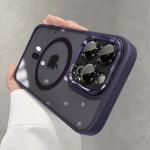 Luxury Magnetic Metal Lens Bumper Protection Case For iPhone 17 16 15 14 13 12 11 Pro Max Funda Wireless Charge Hard Clear Cover