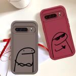 Cartoon Matchman Cute Art For Google Pixel 9 8A 8 7 7A Pro XL 5G Eye Ladder Phone Case Soft TPU Shockproof Cover