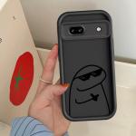 Cartoon Matchman Cute Art For Google Pixel 9 8A 8 7 7A Pro XL 5G Eye Ladder Phone Case Soft TPU Shockproof Cover