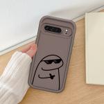 Cartoon Matchman Cute Art For Google Pixel 9 8A 8 7 7A Pro XL 5G Eye Ladder Phone Case Soft TPU Shockproof Cover