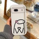 Cartoon Matchman Cute Art For Google Pixel 9 8A 8 7 7A Pro XL 5G Eye Ladder Phone Case Soft TPU Shockproof Cover