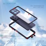 for Motorola Moto G 5G 2025 Case with Built-in Screen Protector, Waterproof Case Rugged Full Body Underwater Dustproof Shockproof Drop Proof Protective Cover, Black