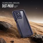 for Motorola Moto G 5G 2025 Case with Built-in Screen Protector, Waterproof Case Rugged Full Body Underwater Dustproof Shockproof Drop Proof Protective Cover, Black