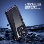 for Motorola Moto G 5G 2025 Case with Built-in Screen Protector, Waterproof Case Rugged Full Body Underwater Dustproof Shockproof Drop Proof Protective Cover, Black