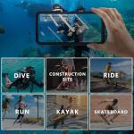 for Motorola Moto G 5G 2025 Case with Built-in Screen Protector, Waterproof Case Rugged Full Body Underwater Dustproof Shockproof Drop Proof Protective Cover, Black