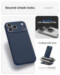 Spigen for iPhone 17 Pro Case, Liquid Air [TPU Covered Camera Control] [No Magnet Ring] [Military-Grade Protection] - Navy Blue
