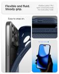 Spigen for iPhone 17 Pro Case, Liquid Air [TPU Covered Camera Control] [No Magnet Ring] [Military-Grade Protection] - Navy Blue