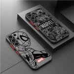 Cover TPU Silicone Marvel Spiderman Ironman Case for Samsung Galaxy S10 S21 Plus S22 5G S10 Lite S9 S20 FE S23 24 Ultra