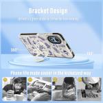 Boaretiu Cute Kawaii for Moto G Play 2024 Case with Stand - Fashion Cool 360° Rotate Ring Holder Kickstand Design for Women Girls Boys Teens Girly for Motorola Moto G Play Case, Fish