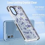 Boaretiu Cute Kawaii for Moto G Play 2024 Case with Stand - Fashion Cool 360° Rotate Ring Holder Kickstand Design for Women Girls Boys Teens Girly for Motorola Moto G Play Case, Fish