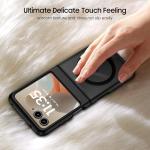 Norllben Magnetic for Motorola Razr 2025/2024 Case, Compatible with Magsafe, Military Protection & Ultra Slim Shockproof Protective Cover Translucent Matte Case, Black